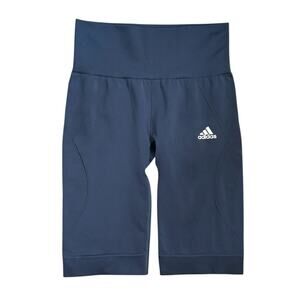 Adidas Dark Blue Aeroknit Bike Shorts XS